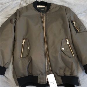 Zara oversized bomber jacket - with tags